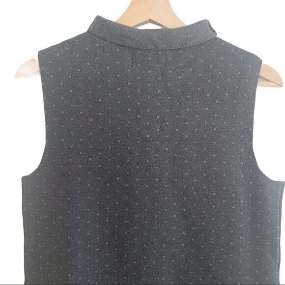 Nanette Lapore Polka-dot Mock Neck Sleeveless Top - Picture 7 of 8